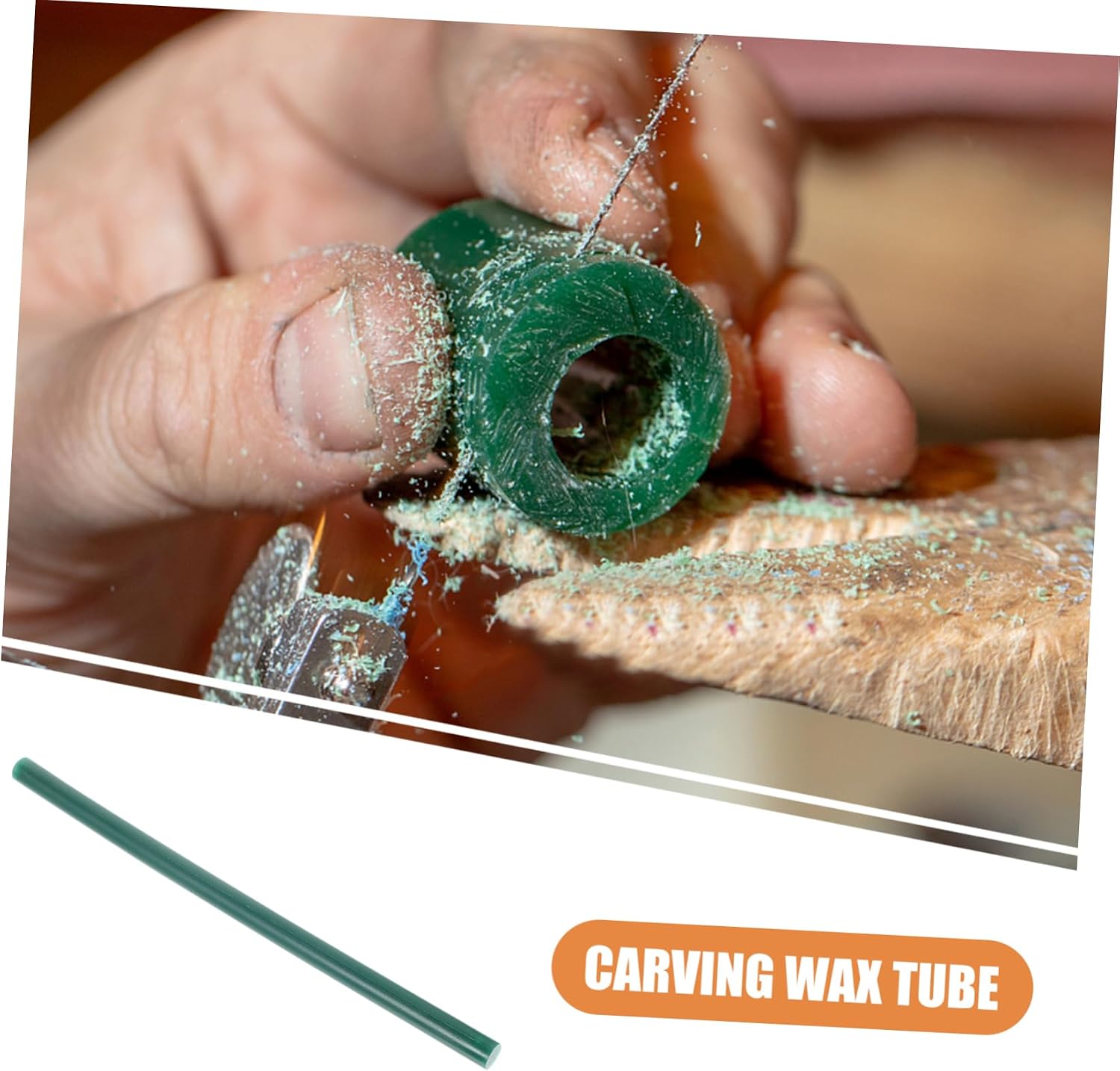 BEBEMOKO DIY Jewelry Making Waxes Ring Wax Casting Tube Jewelry Wax Molds for Craft Making