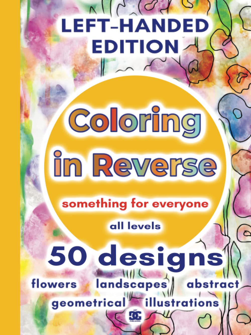 Livre de coloriage inversé pour surmonter le stress grâce au dessin de contours
