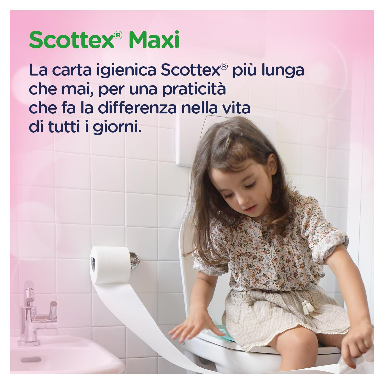 Scottex Pulito Originale Carta Igienica, Morbida e Resistente, Formato XXL, Fatto in Italia, 36 Rotoli Mega
