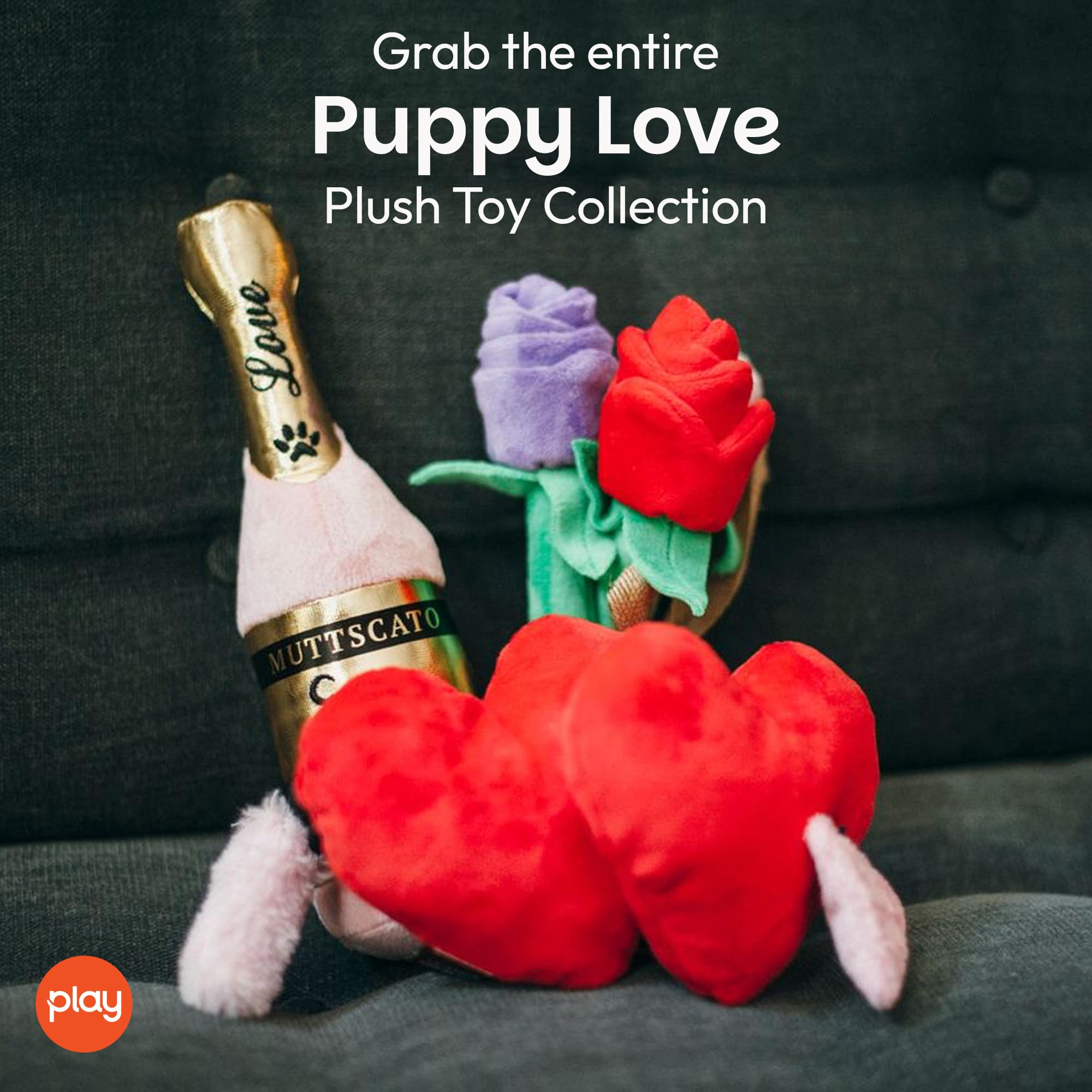 P.L.A.Y – Pet Lifestyle & You Puppy Love Collection Toys (B2C) - 1 Set (i.e. 3 pcs) with Gift Box