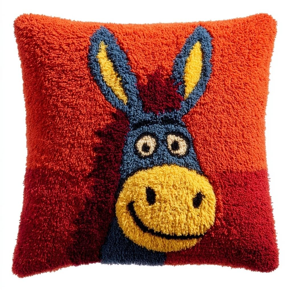 AxiangziK Latch Hook Kits for Adults Beginners,Animal Donkey