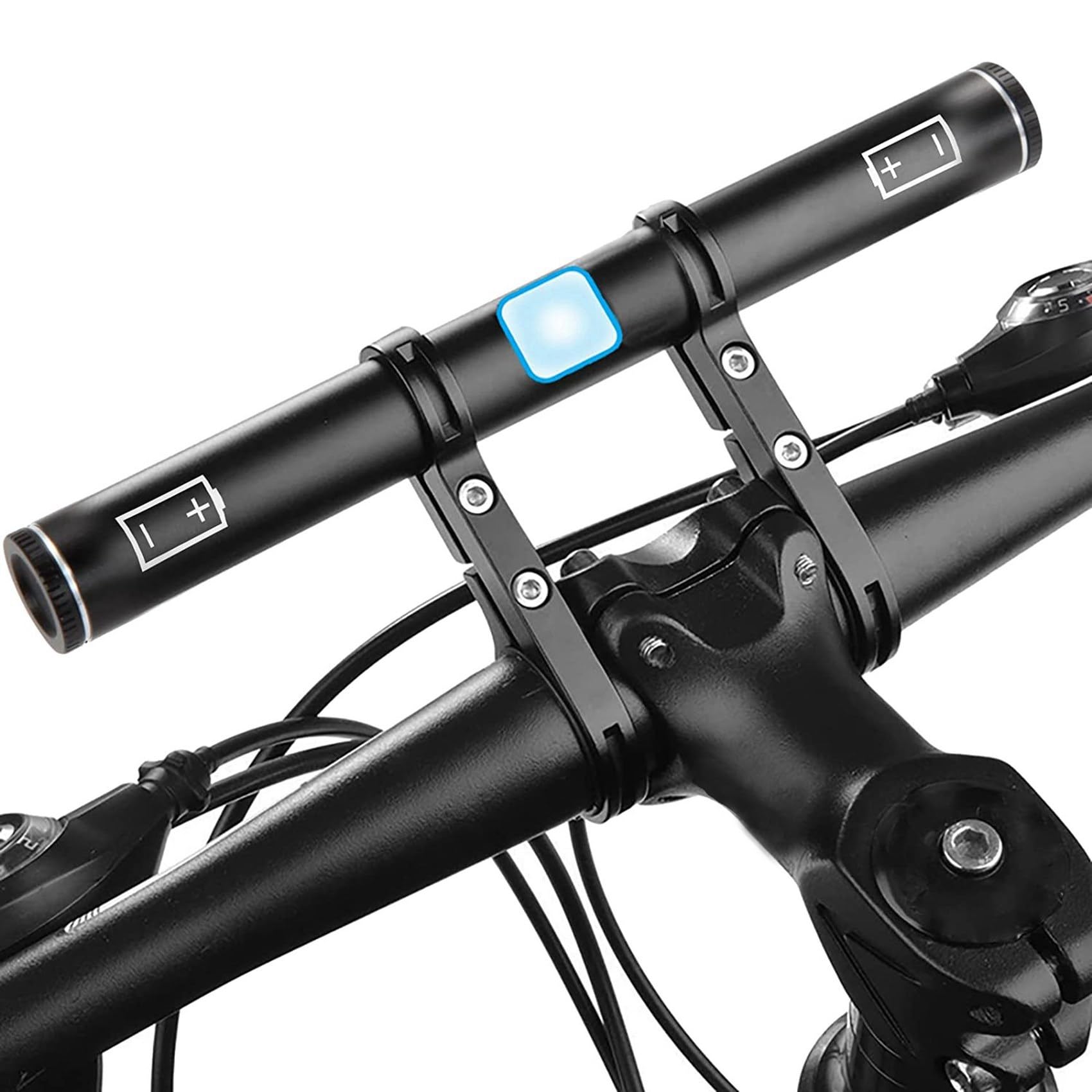 2X Prolunga per Manubrio Bici USB Prolunga per Manubrio per Bicicletta per Il Tachimetro della Bicicletta, Accessori per Bici GPS