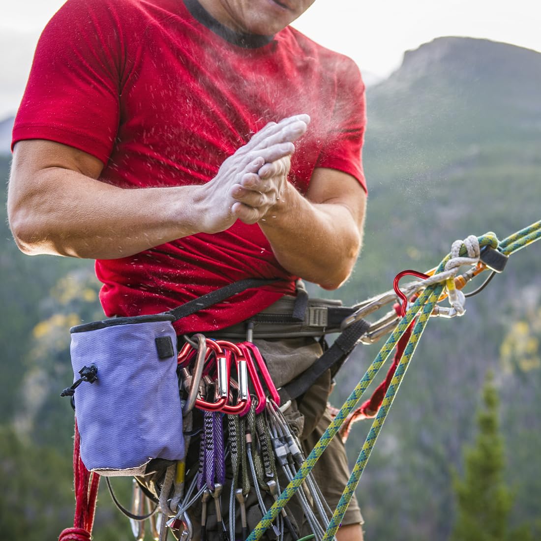 CWPFVQA Mousquetons Étoiles, Cœurs Et D 3 Pièces, Alliage D'Aluminium, Noir, Argent, Or, Sac À Dos, Porte-Clés, Extérieur