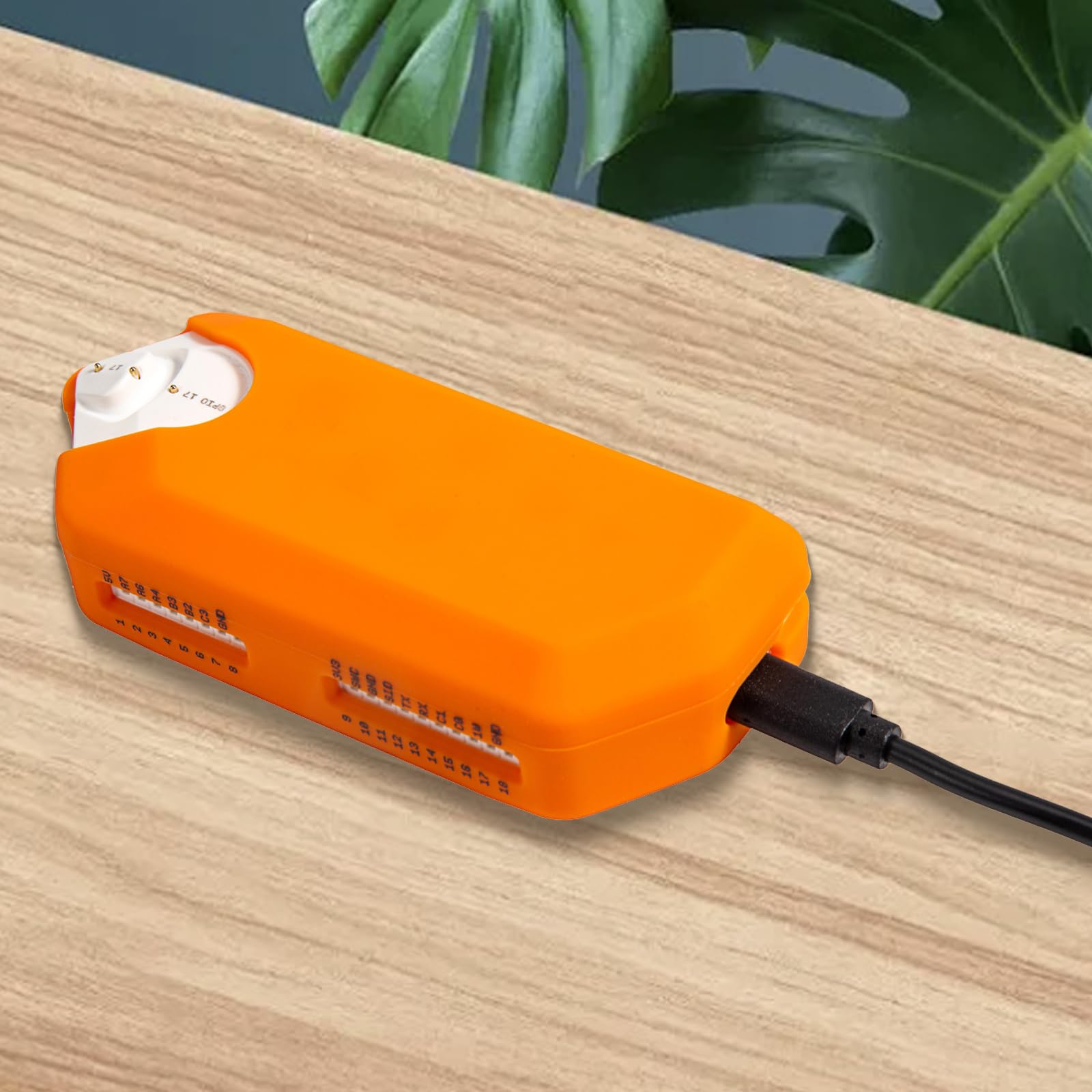 ANBOO Funda de silicona y 3 protectores de pantalla para Flipper Zero, Flipper Zero Hacking Tool, Flipper Zero Case – Naranja