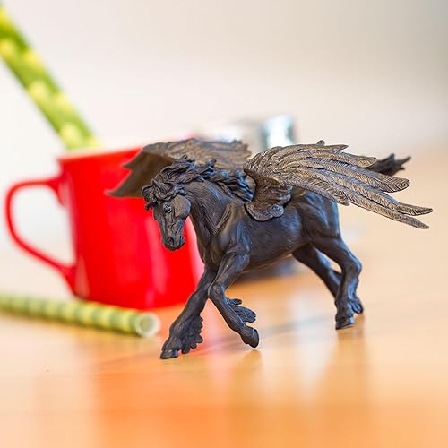 Miniatura 6 de Safari Ltd. Twilight Pegasus Figurine – Figura de plástico realista pintada a mano de 5.5 pulgadas con temática de fantasía – Juguete educativo para