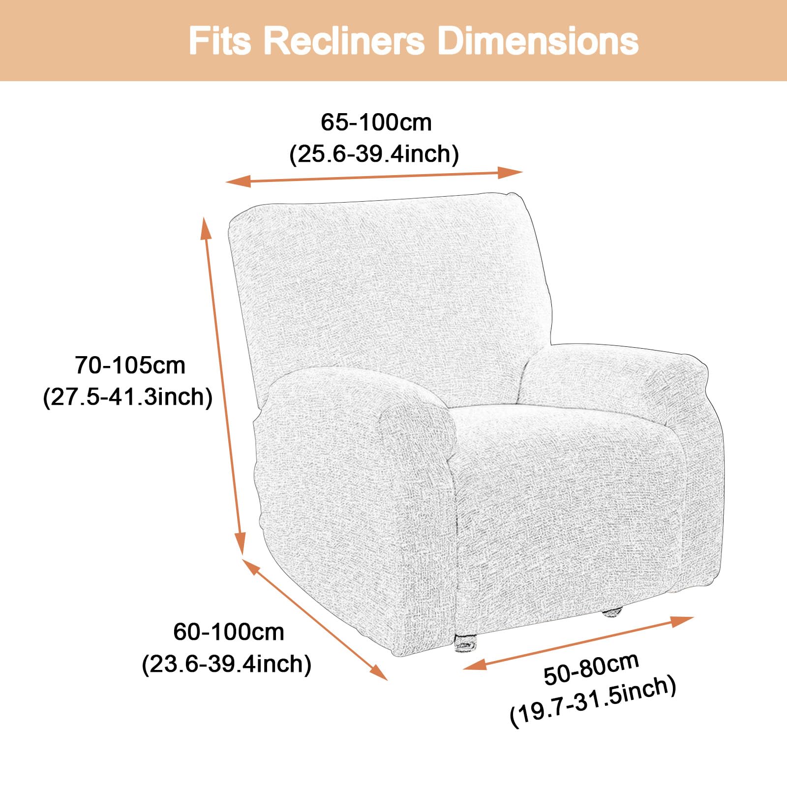 Copripoltrona Relax Reclinabile, Copri Poltrona Elettrica Universale, Fodera Poltrona Reclinabile in Ciniglia Elasticizzato, Lavabile Recliner Chair Cover(Size:10 Piece Set,Color:B-Verde menta)