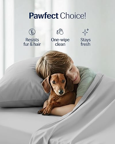 Miniatura 9 de REST Evercool+ - Juego de sábanas para principiantes, tamaño California King, color gris, transpirable para personas que duermen con calor y sudores