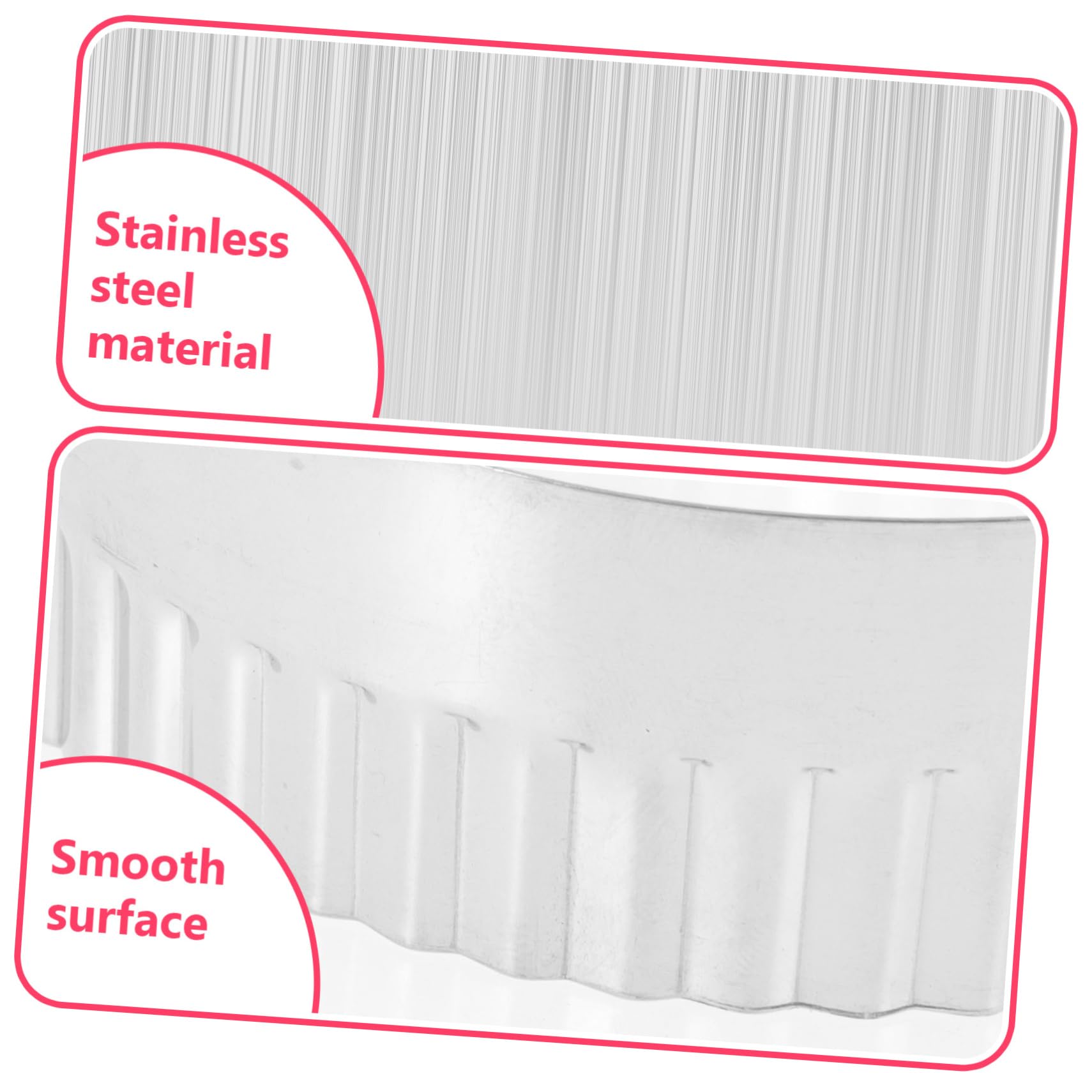 DECHOUS Cookie Shot Molds for Baking Cake Tins Stainless Steel Molds Mousse Ring