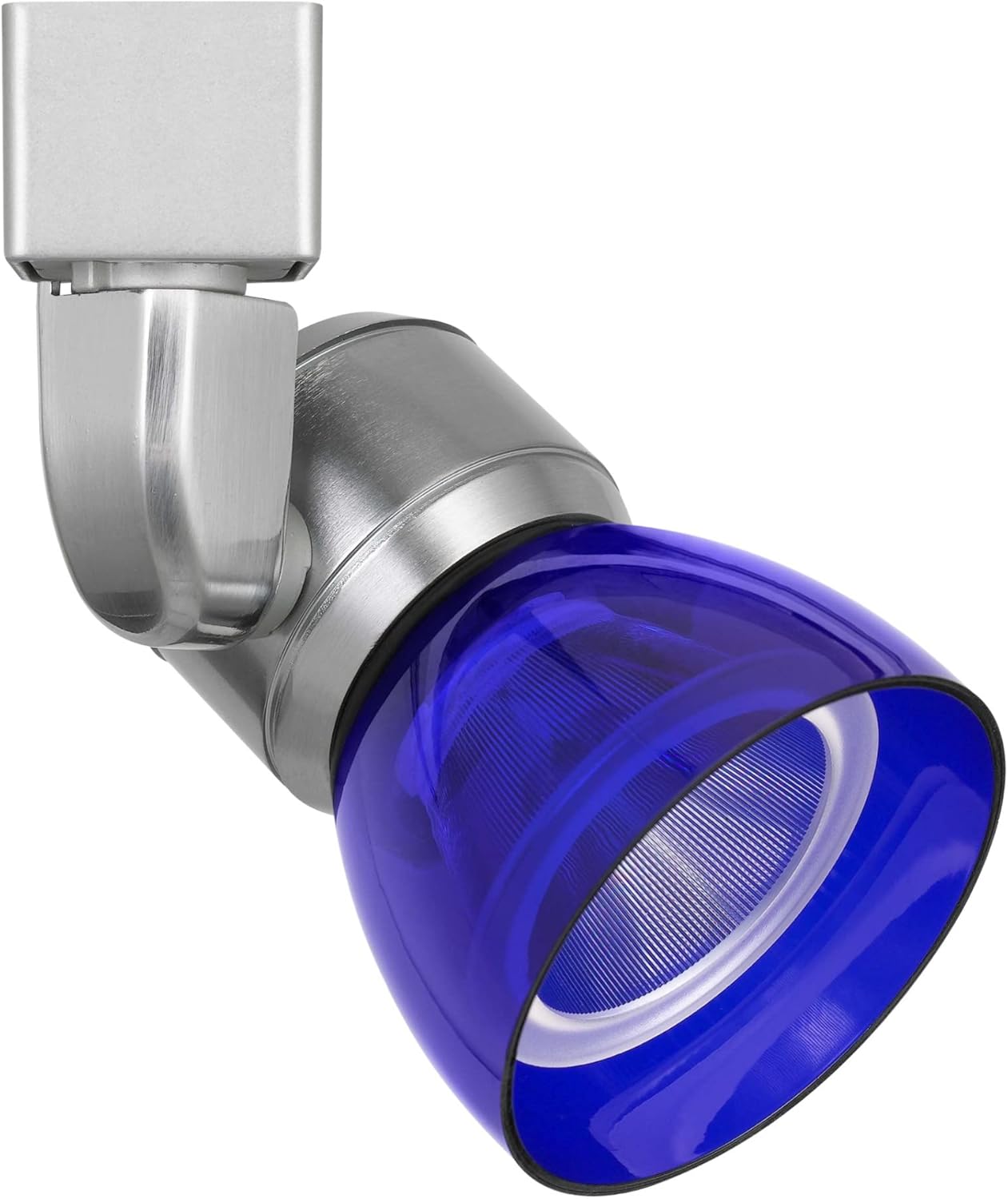 Cal Lighting HT-888BS-BLUCLR 10W dimmable Integrated LED Track Fixture, 700 Lumen, 90 CRI, Brushed Steel