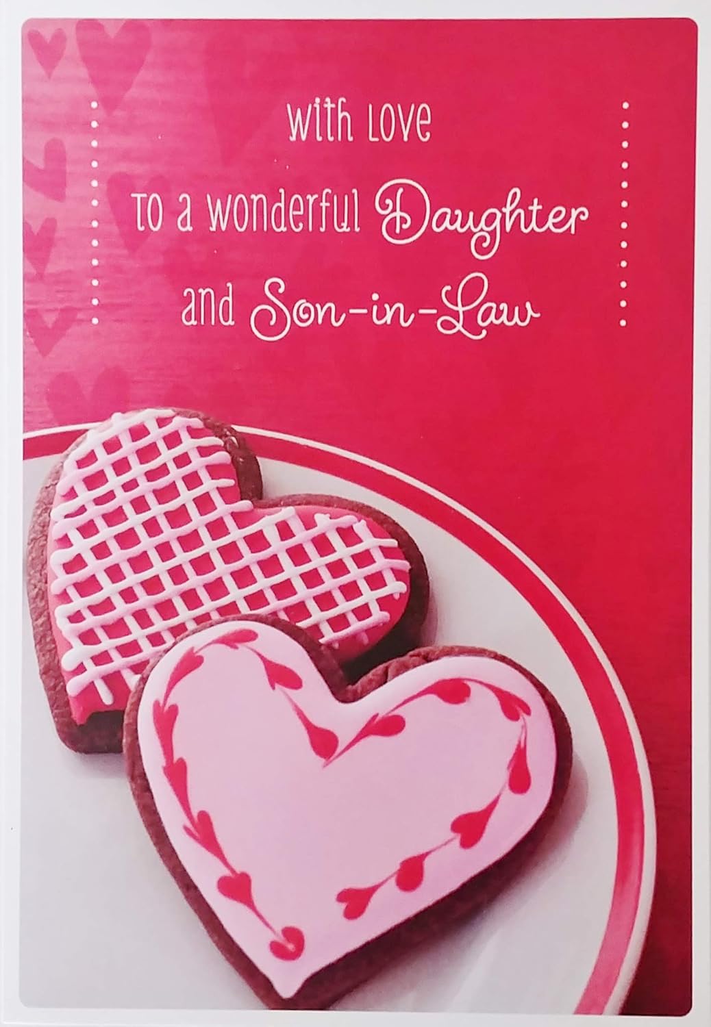 Happy Valentines Day Daughter In Law Amazon.com : With Love To A Wonderful Daughter And Son-In-Law Happy  Valentine's Day Greeting Card : Office Products