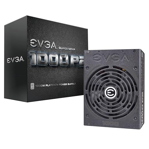 EVGA Supernova 1000 P2 80+ Platinum, 1000W ECO Mode Fully Modular NVIDIA SLI and Crossfire Ready 10 Year Warranty Power Supply 220-P2-1000-XR
