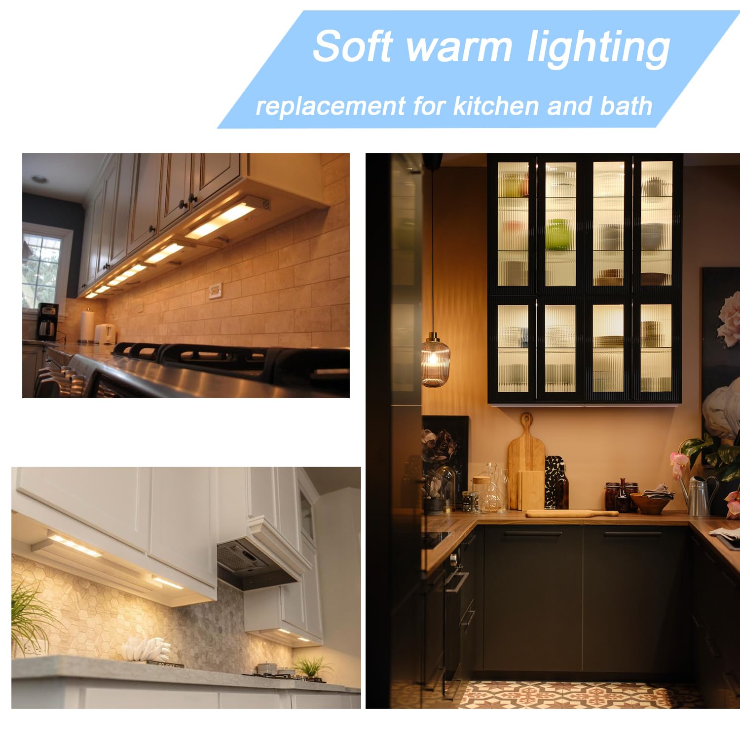 Bombilla fluorescente F15T8/WW (18 pulgadas) de 15 W, color blanco suave F15W-T8-KB, tubo de luz de repuesto, 3000 K, blanco cálido, lámpara lineal T8 para cocina y baño, 17 pulgadas, excluye