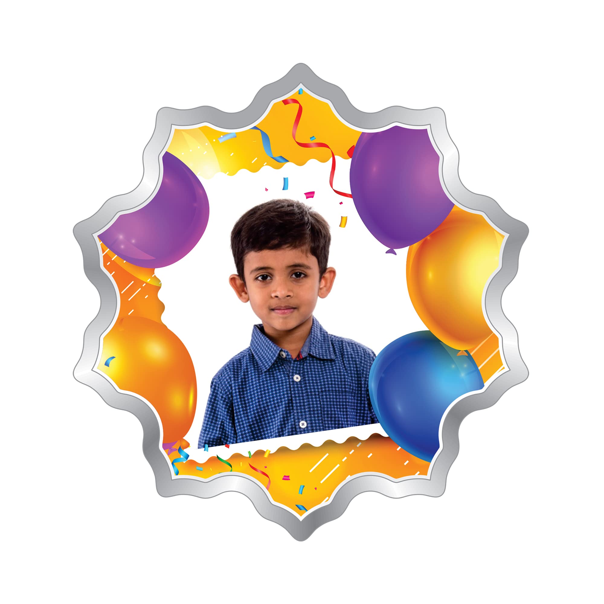 BIS Hallmarked Birthday Gift Flower Shape Personalised 20 Gram Silver Coin 999 Pure by ACPL-image-4