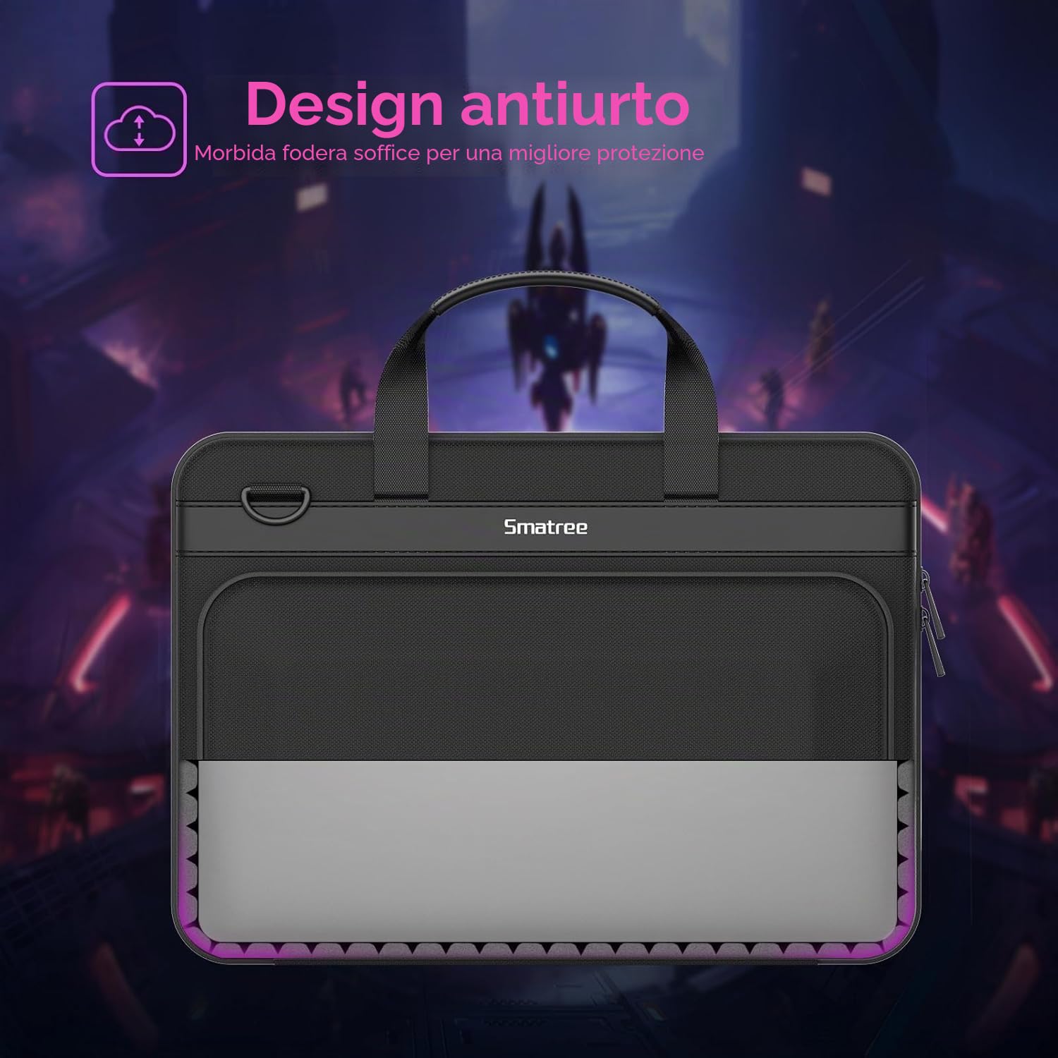 Smatree 16 pollici borsa per laptop per Lenovo Legion Slim 7i Gen 8/Gen 7, per Legion Slim 5i/5 Gen 8, per Legion 5 Pro Gen 7, per Legion Pro 7i/5i/5 Gen 8, per IdeaPad Gaming 3 15,6" borsa (A800)