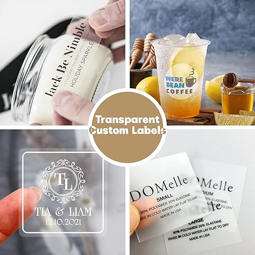 Miniatura 5 de Paquete de 100-500 etiquetas adhesivas personalizadas de 1.5"x1.5", etiquetas adhesivas circulares personalizadas, etiquetas adhesivas impermeables