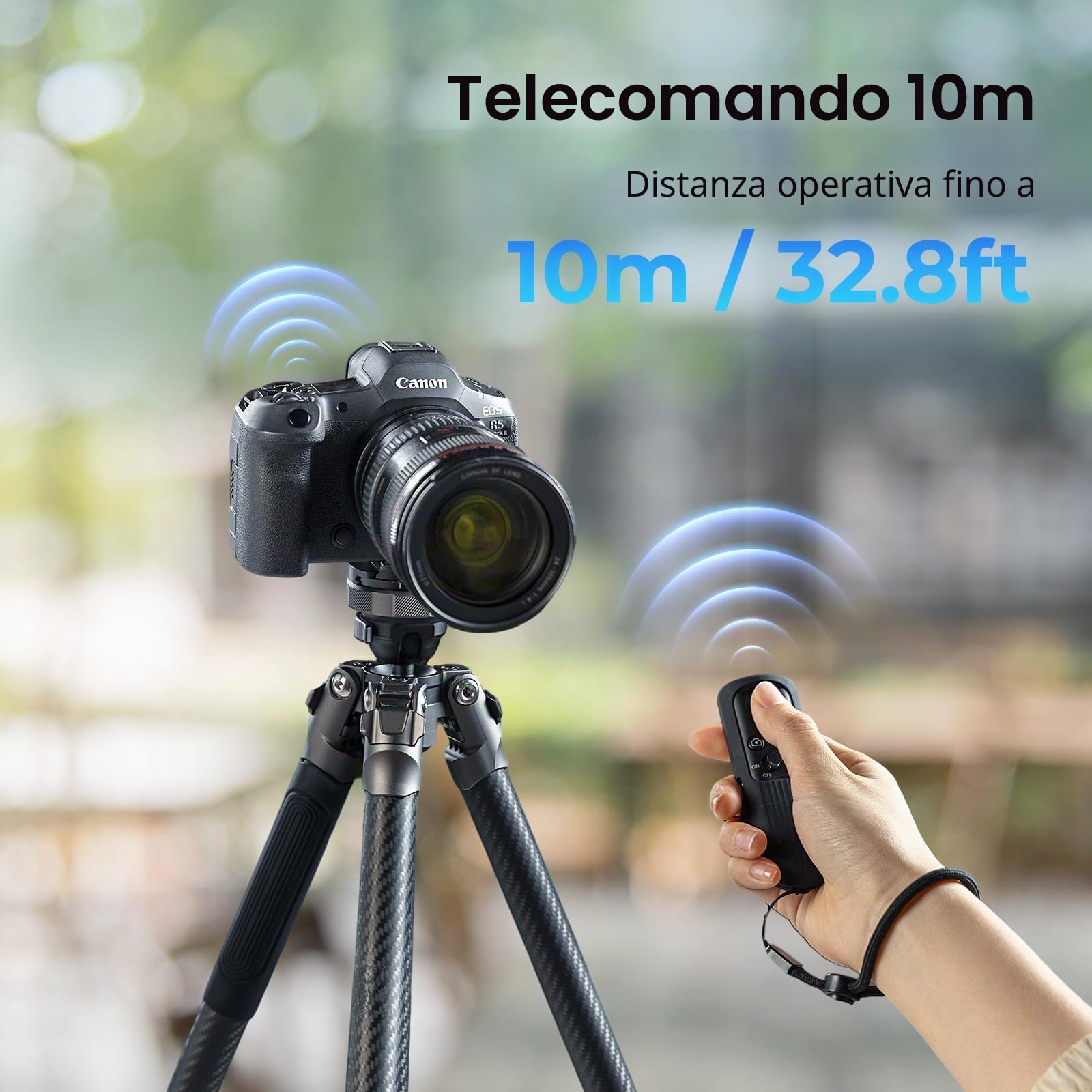 SMALLRIG SR-RG2 Telecomando senza fili per Canon per Nikon fotocamera, per Sony A7 V, A7 IV, A7R V/IV, A7R III, A6700, FX3, A7C, A7CR, A7C II, ZV-E10, R5, R6, R7, R8, Z50 III - 5207