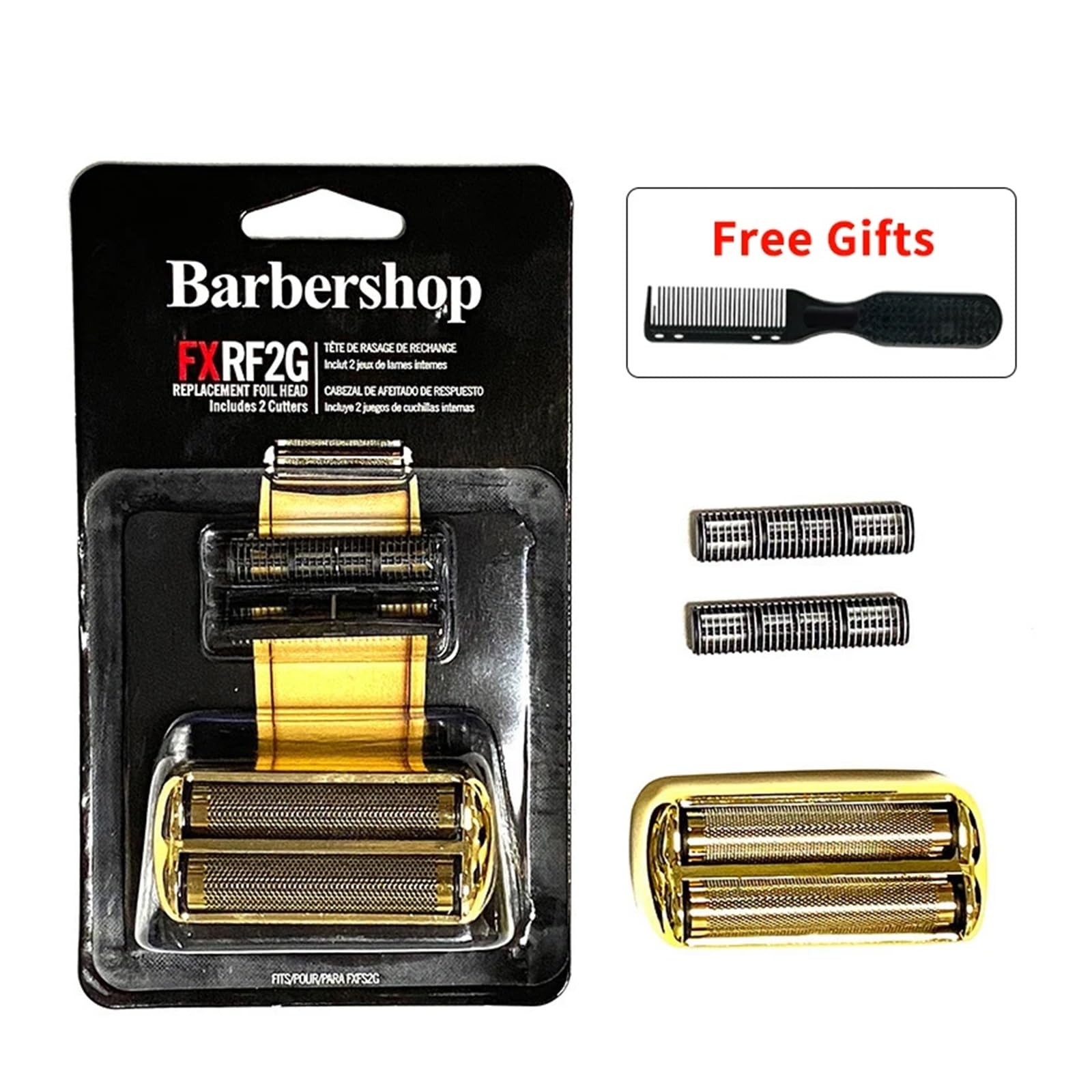 Haarschneidemaschinen-Scherkopfschutz, Kompatibel Mit Babyliss, Ersatz-Netzmesser-Zubehör(Black)
