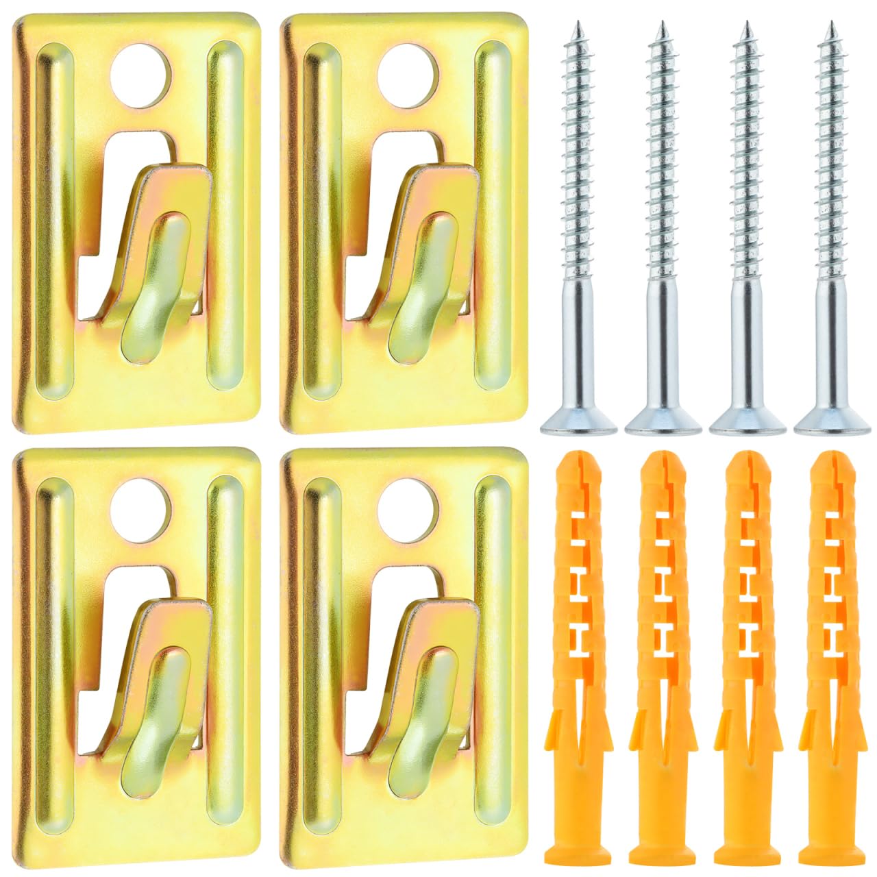 Hemobllo Kit De Fixation Murale Pour Chauffe-Eau 4 Pièces Avec Crochets Antidérapants Pour Cloisons Creuses Support Haute Capacité Pour Installation Facile