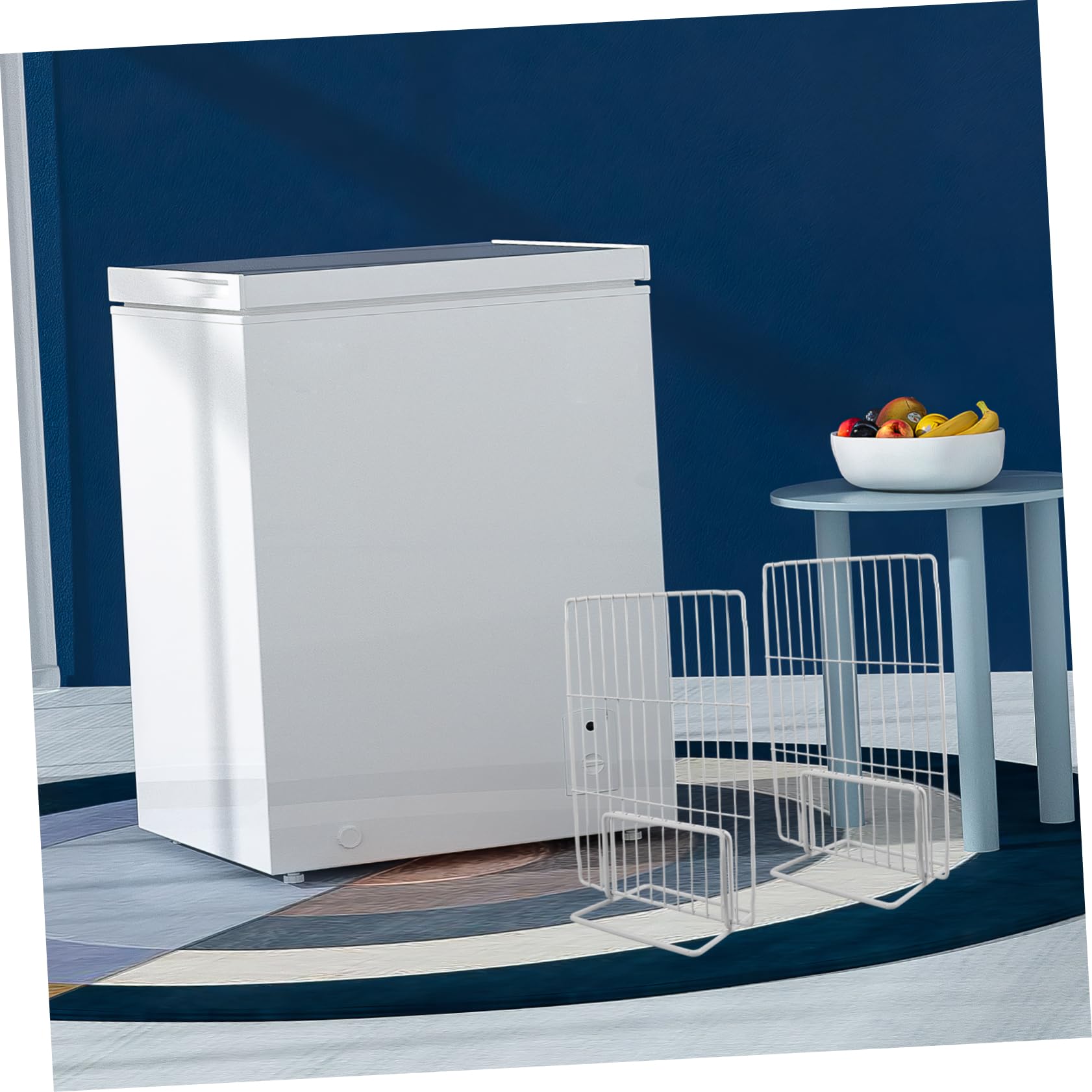 Amazon | NULYLU 冷凍庫用鉄線仕切り 棚収納オーガナイザー 冷蔵庫内