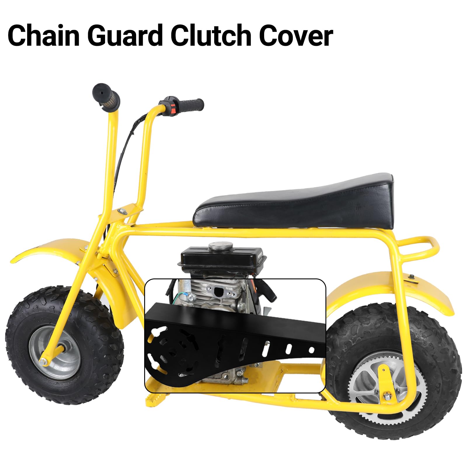 Coleman Mini Bike AlveyTech Clutch Cover Chain Guard For Monster