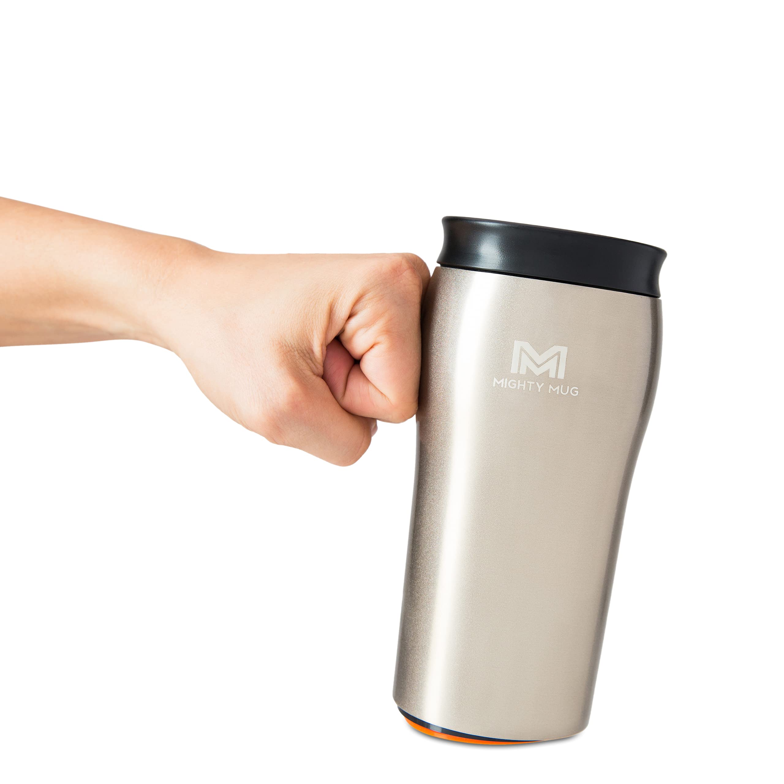 Sponsored Ad – Mighty Mug MMG-1949D Stainless Steel Spill-Free Double-Walled BPA-Free Travel Tumbler with Leak Proof Lid (Champagne, 12oz)
