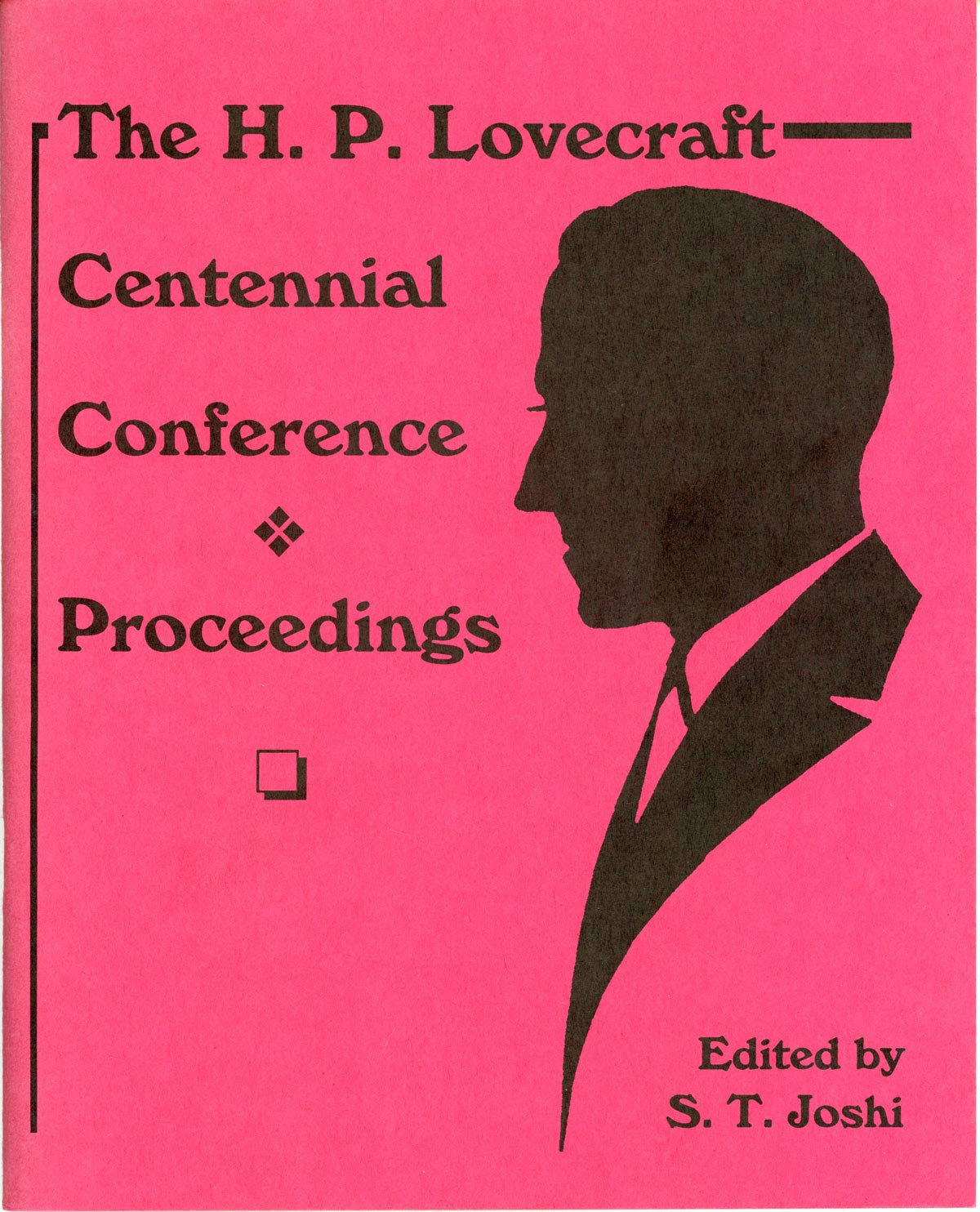 Cover of Proceedings: The H. P. Lovecraft Centennial Conference