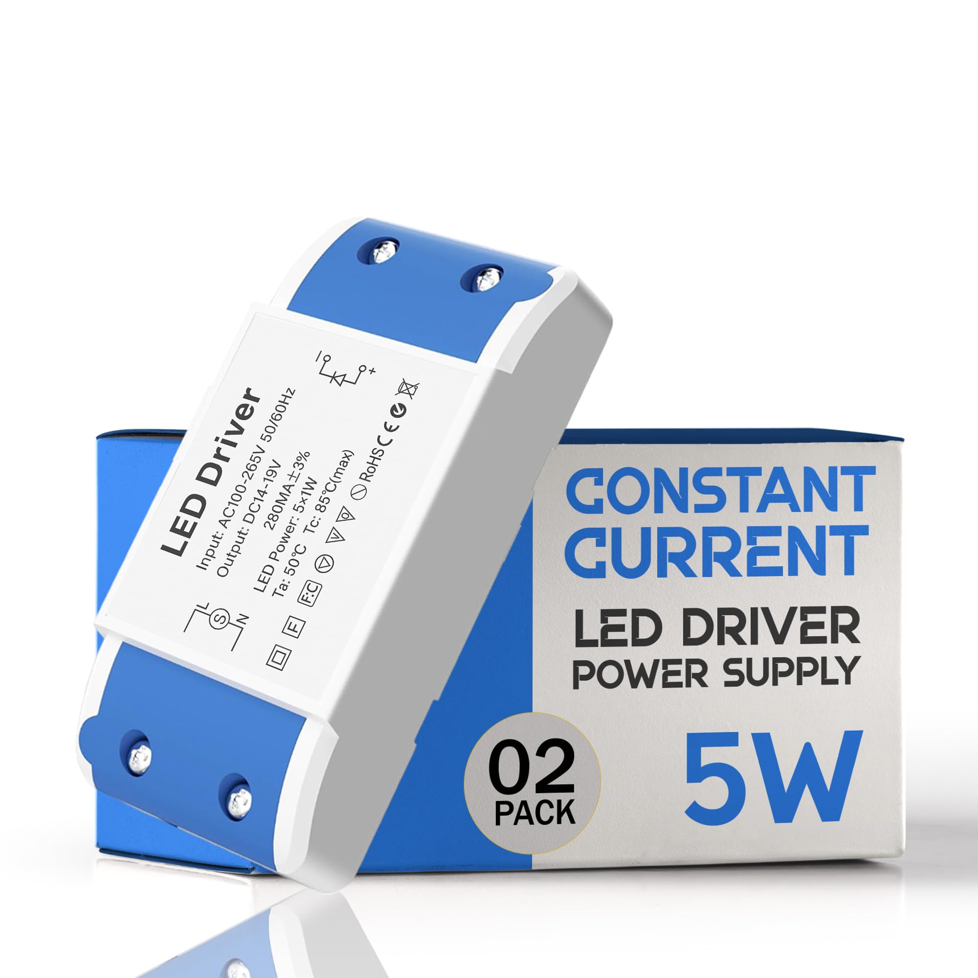 5W LED Driver Constant Current 5W Transformer Power Supply - 2 PCS