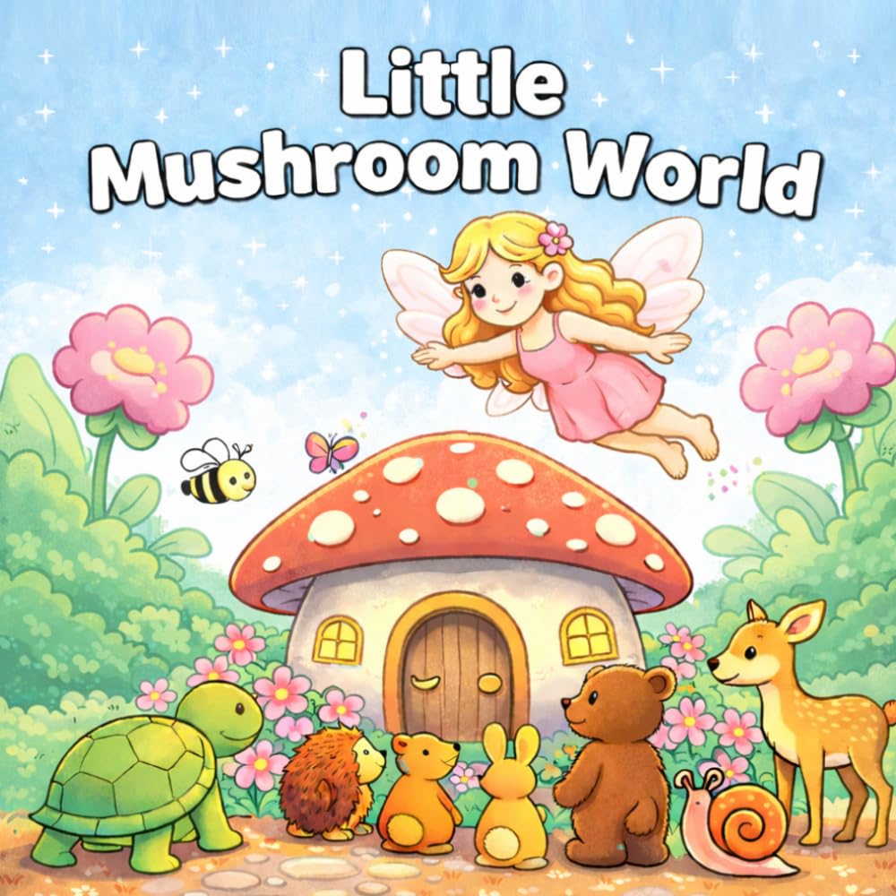 Little Mushroom World: A Cozy & Magical Coloring Book for Kids