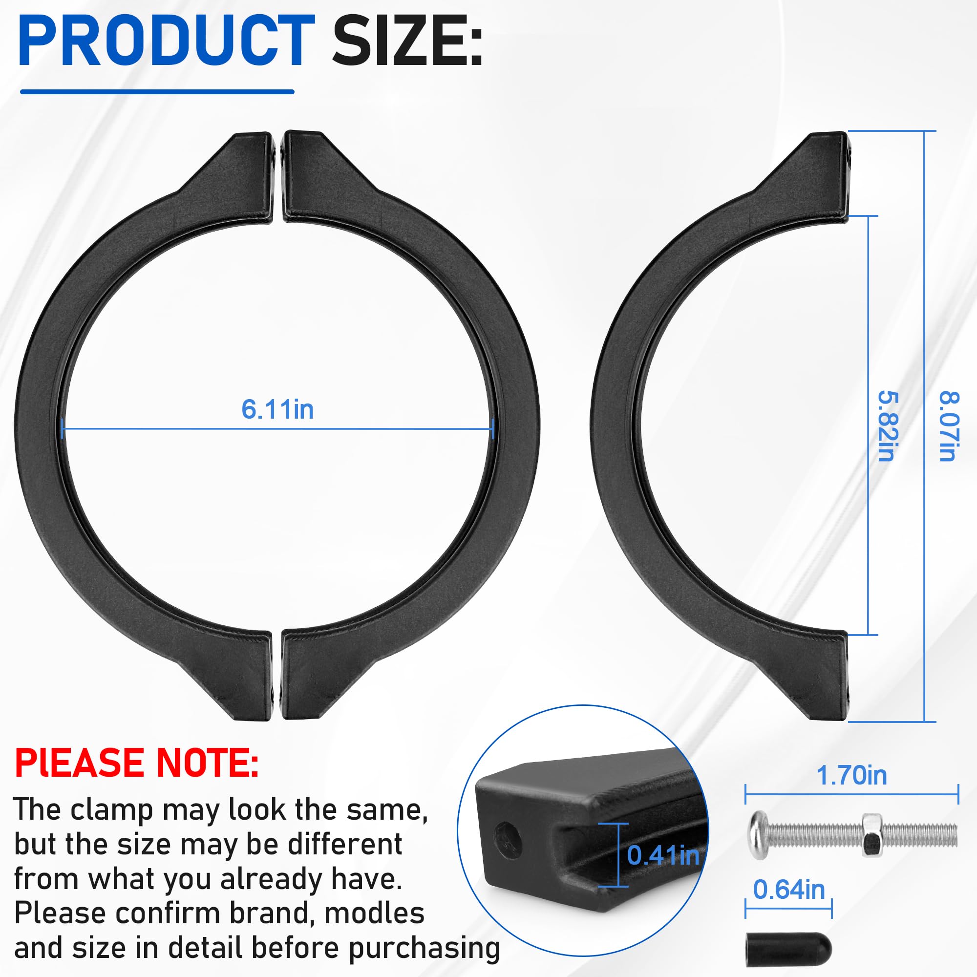 Amazon.com: 152165/1521656 Pool Filter Clamp for Pentair Sand