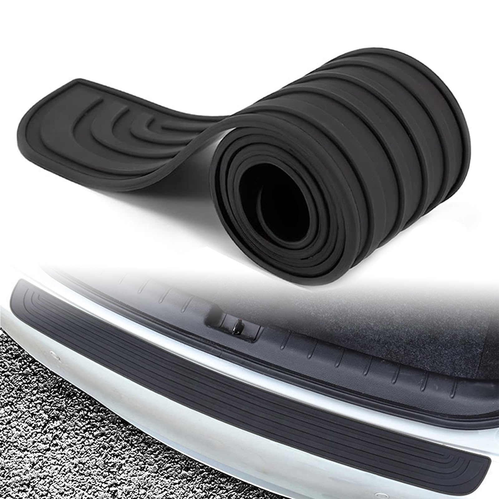 WBGHD Rear Bumper Sill Protector for BMW X1 U11 (2022-2025, Boot Threshold Guard Plate Trunk Edge Trim Entry Guard Bumper Plate Strip,B