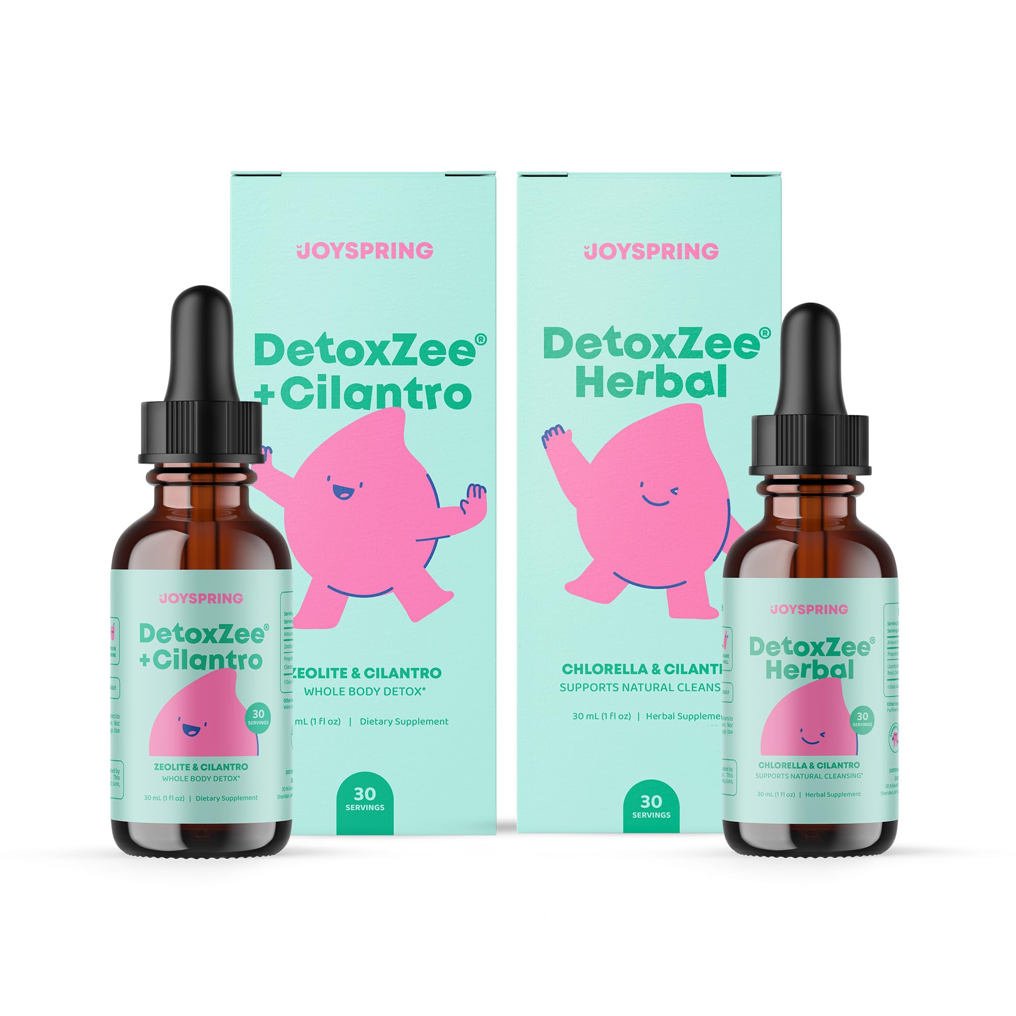 Amazon.com: JoySpring Herbal Detox and DetoxZee Cilantro Drops for