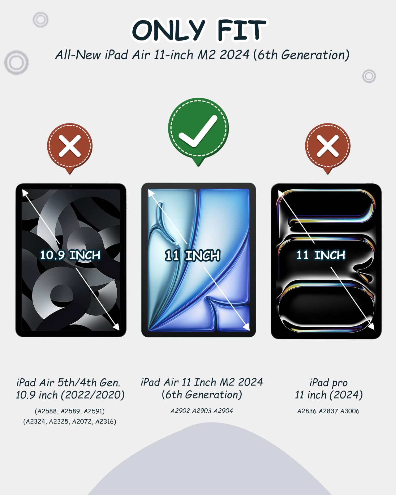 TiMOVO 2 Pack Paper Screen Protector for iPad Air 11 Inch (M3/M2-2025/2024), Anti Glare PET Film Screen Protector for iPad Air 11, Write and Draw Like on Paper Easy to Install