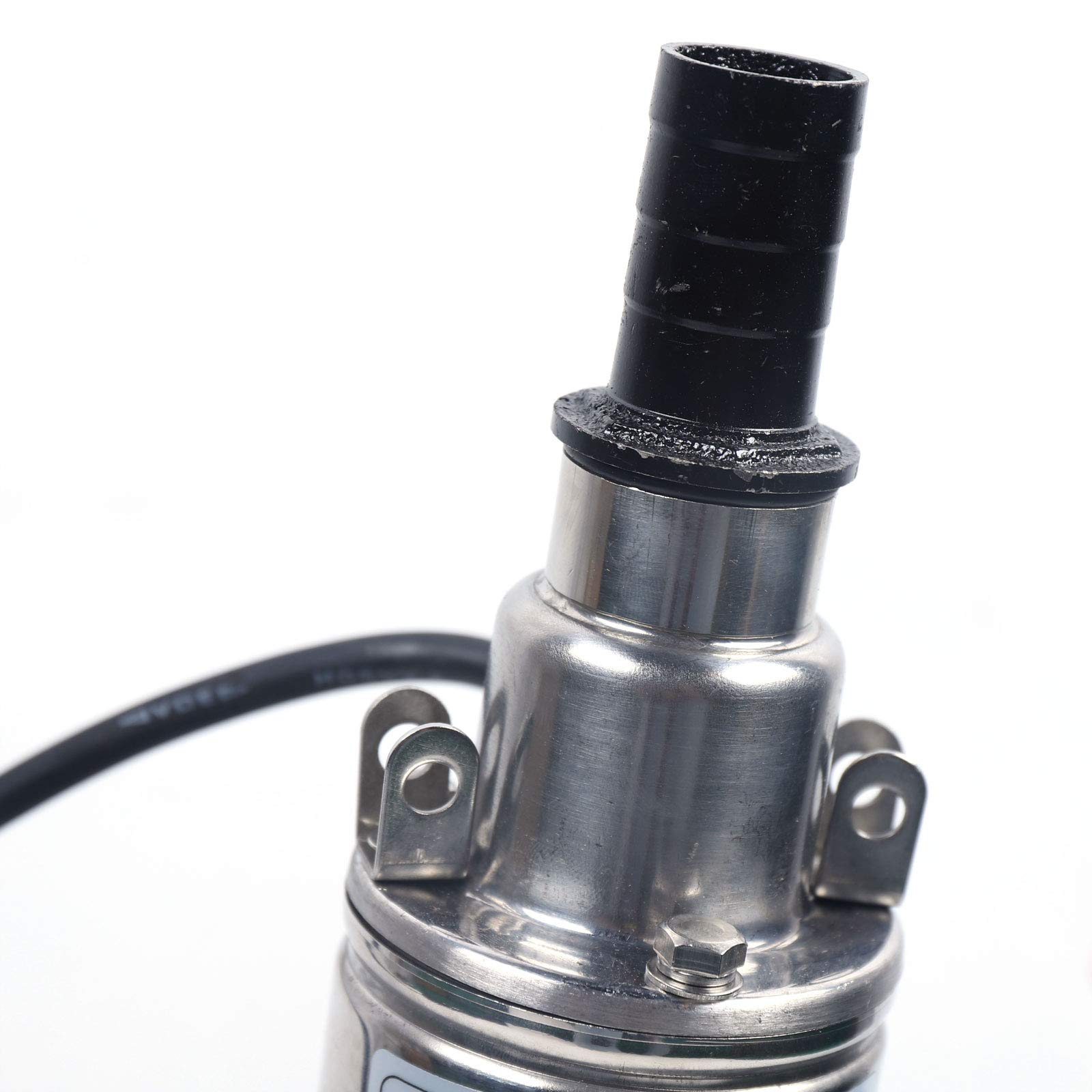 Pompa do studni głębinowych, średnica pompy 7,5 cm, 250 W, pompa do studni głębinowych ze stali nierdzewnej 1600 l/h, wysokość tłoczenia 80 m