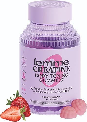 Lemme Creatine Monohydrate Gummies for Women NSF Certified 5g