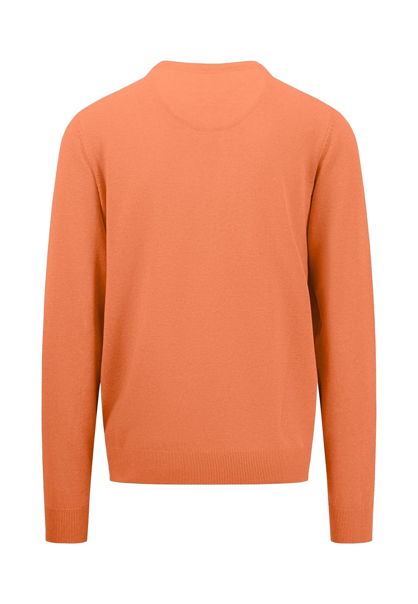 FYNCH-HATTON Feinstrickpullover mit O-Ausschnitt aus 100% Baumwolle