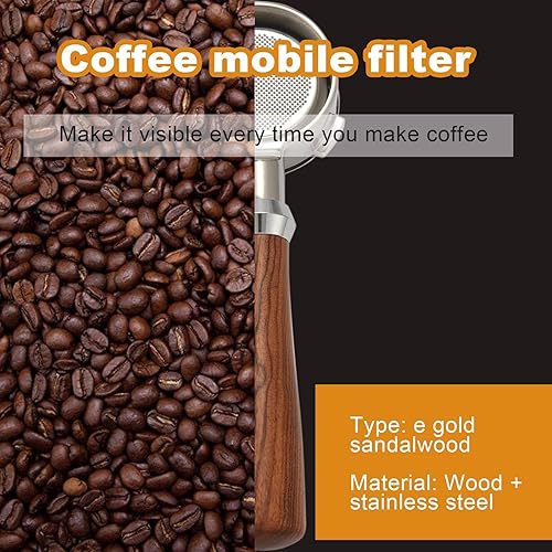 Miniatura 6 de Filtro sin fondo de la cafetera del portafiltro del café de los 58MM para el accesorio profesional de la manija del café, G