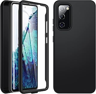 BESINPO Samsung S20 FE Case,360 Full-Body with Built-in Screen Protector Protection Dropproof Anti-Scratch Shockproof Dustproof Protective Cases Cover Case for Samsung Galaxy S20 FE 5G (Black)