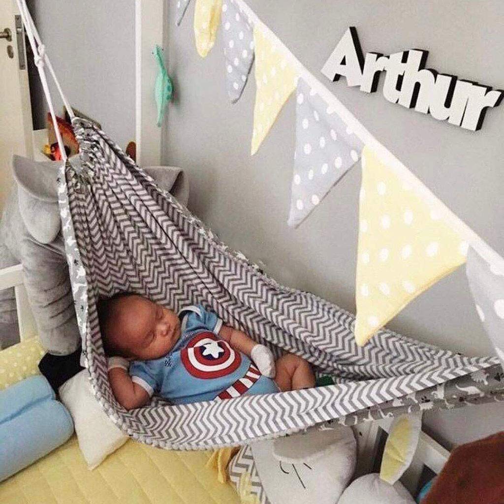 Amaca per bambini in tessuto di cotone, sedia per interni ed esterni