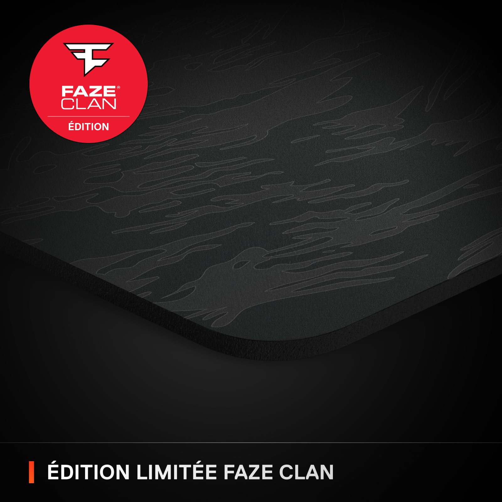 SteelSeries QcK XXL Tapis Gaming - Édition Faze Clan – Tissu épais – Large Couverture du Bureau – Optimisé pour Les capteurs Gaming