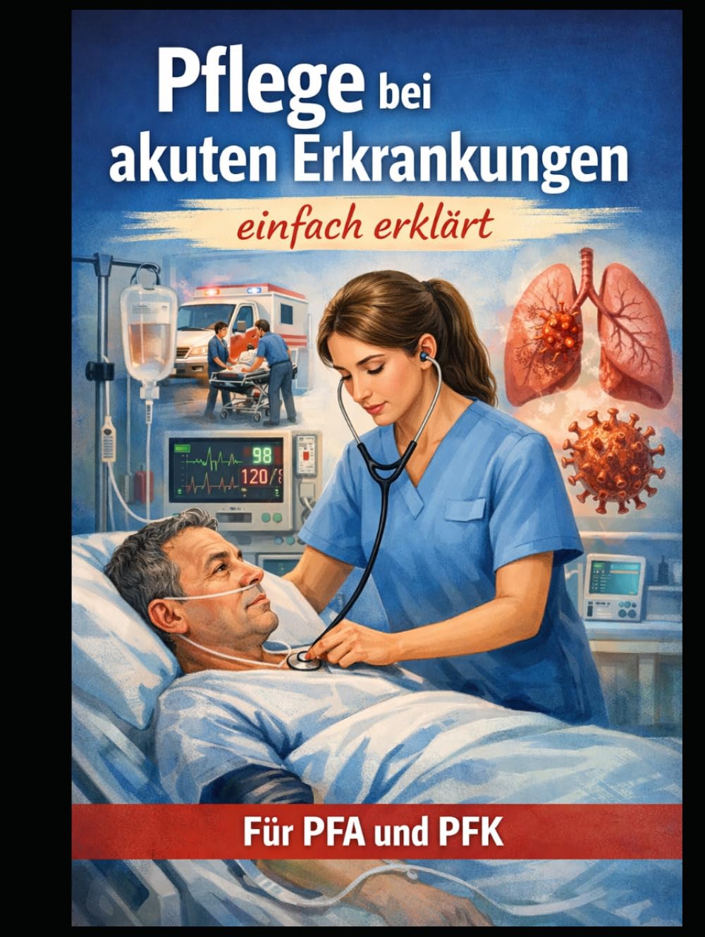 Pflege bei akuten Erkrankungen einfach erklärt: Für PFA und PFK (Einfach Lernen - Pflegeausbildung)