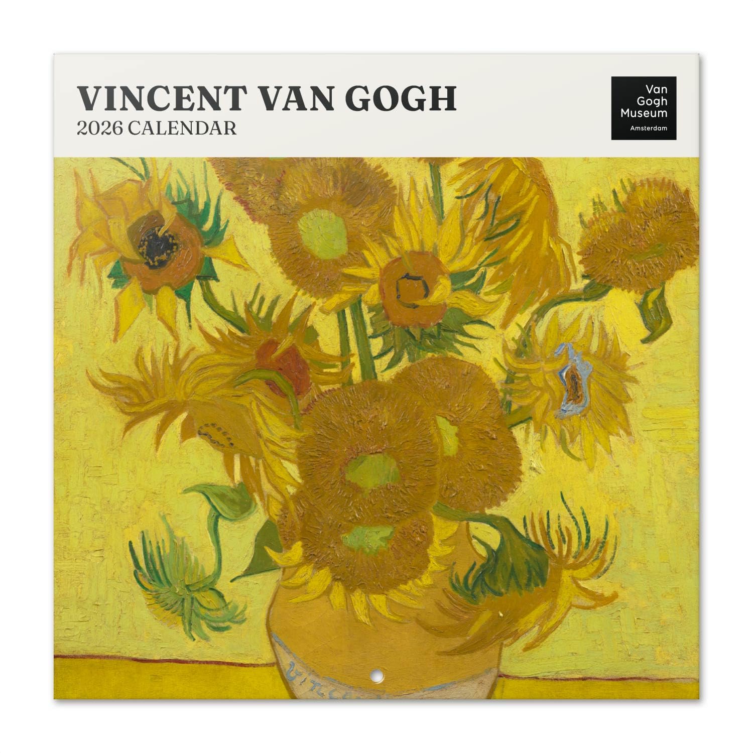 Official Van Gogh Wall Calendar 2026 12" x 12" FSC® Plastic Free - Starts Week On Sunday | Family Planner Art Calendar 2026