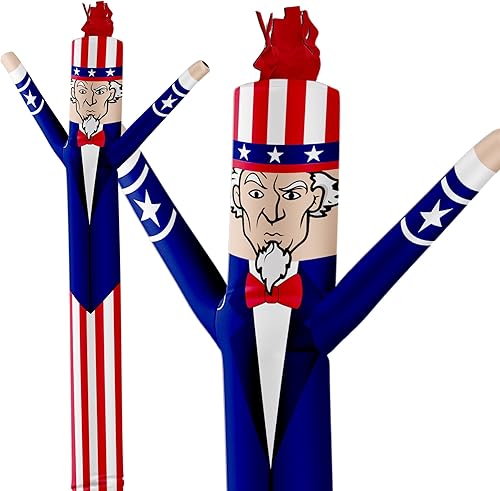 Miniatura 6 de LookOurWay Air Dancers - Tubo inflable para hombre  10 pies de alto para promoción de negocios (soplador no incluido), temática del día de San