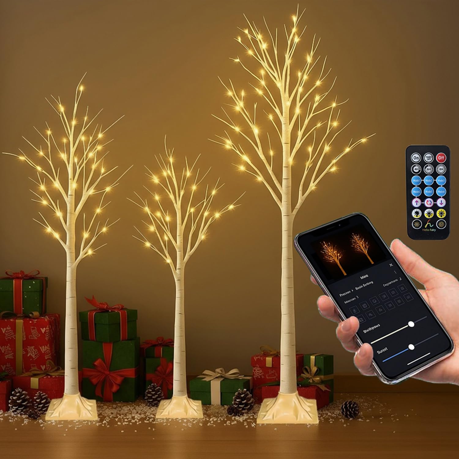 Lopanbs Smart Birch Tree Set