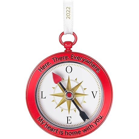 Hallmark Keepsake Christmas Ornament 2022: My Heart is Home with You Compass