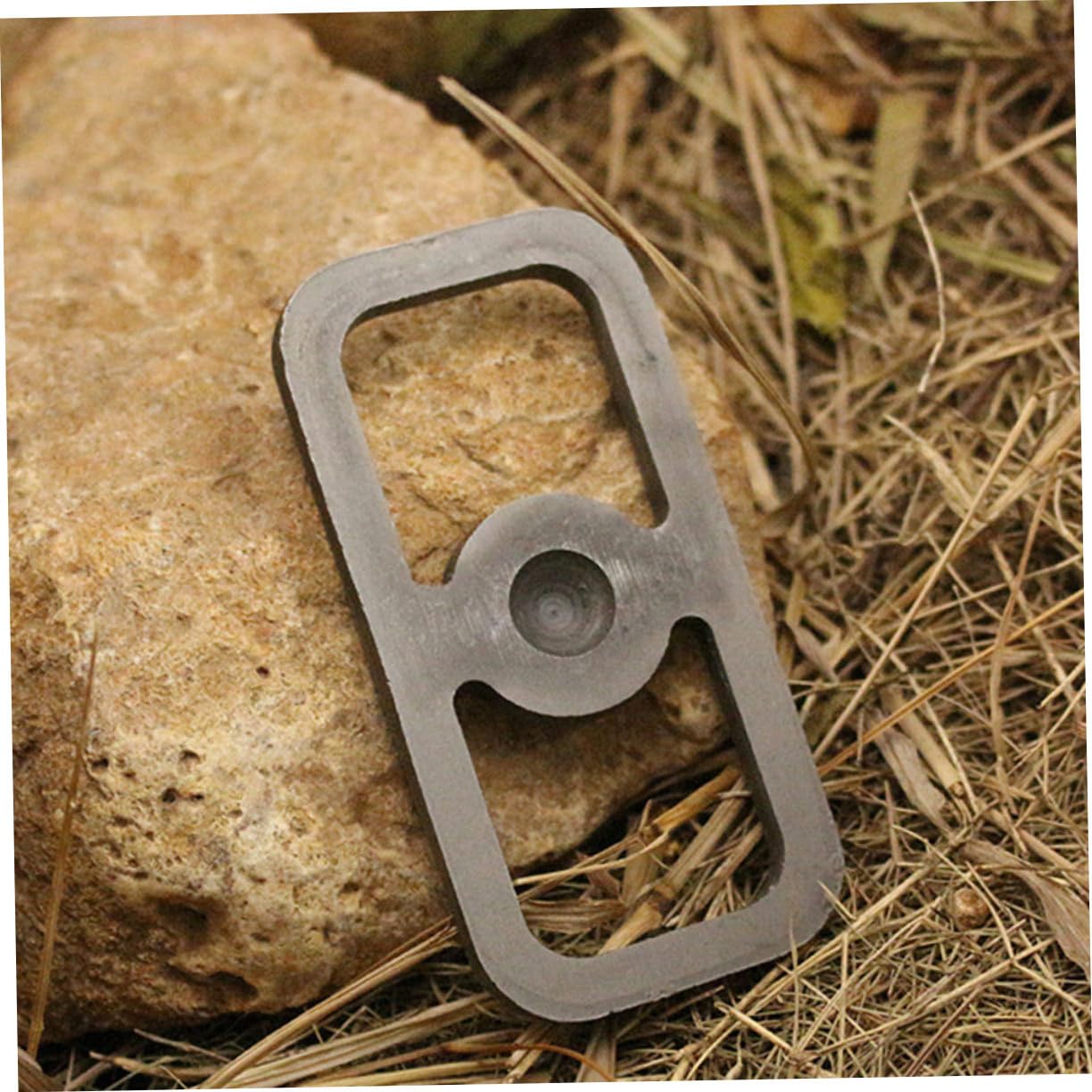 POPETPOP Kit de Cuerda de Algodón y Pedernal para Fuego al Aire Libre, Herramienta de Supervivencia para Camping Combustión Instantánea, Adecuado para Cocinar y Parrilladas