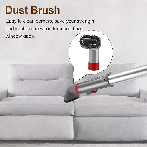 Miniatura 7 de Herramienta para grietas y escobilla de polvo compatible con Shark Navigator Lift-Away Aspiradora Modelos NV500, NV501, NV502, NV560, Comparar con