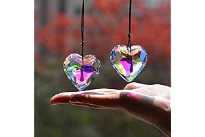 ABColor Heart Crystal Sun Catchers - Radiate Love and Color