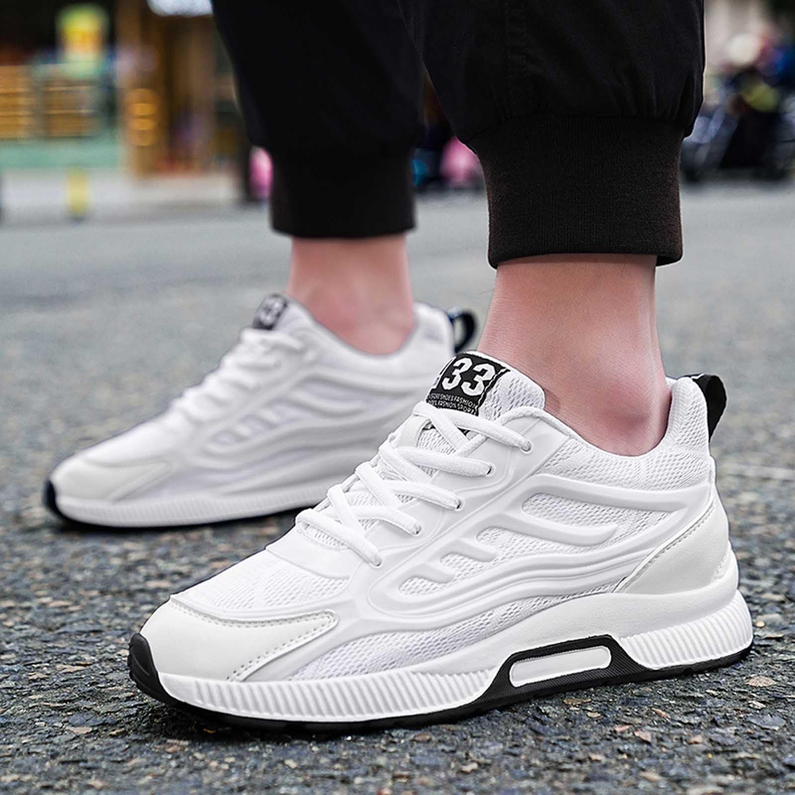 Zapatillas Trekking Hombre Bambas Hombre para Andar Zapatos Deportivos Deportivas Running Cómodos Calzado Deportivo De Deporte Mens Trainers Tenis Gimnasio Shoes for Men Marrones Cordones Casual 37