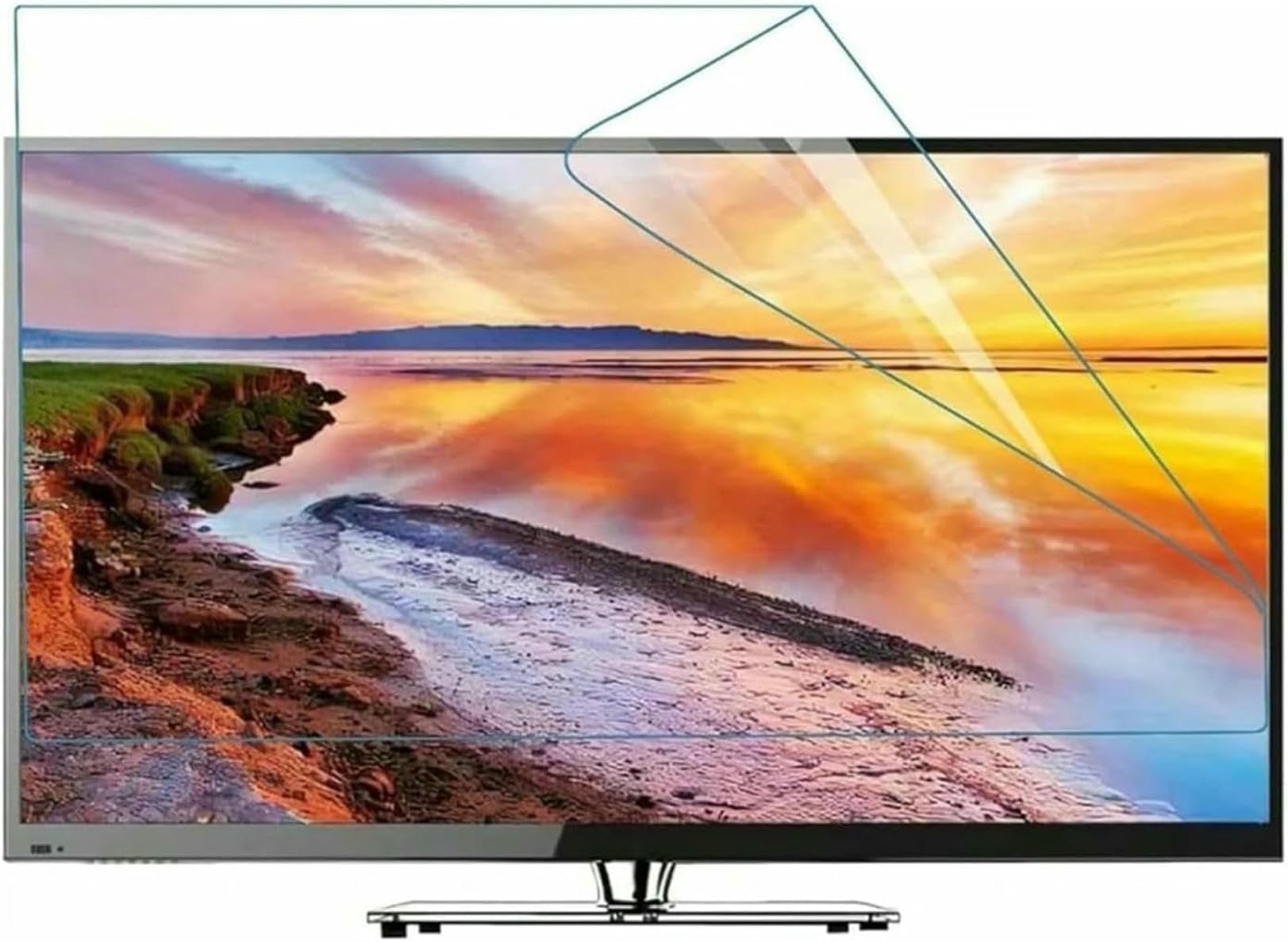 Antyrefleksyjna osłona wyświetlacza LCD, matowa folia ochronna na ekran telewizora, antyrefleksyjna, odporna na zarysowania, miękkie światło do LED OLED HDTV