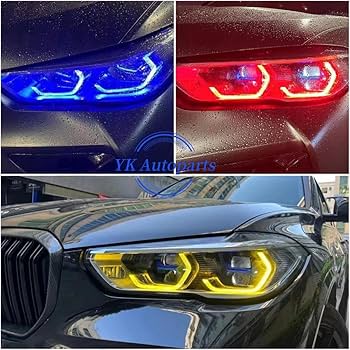 Amazon.com: 4Pcs Red DRL Angel Eyes LED Modules Set Fit For